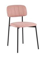Стул Майло рогожка розовый