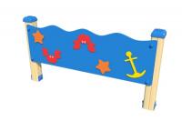 Ограждение (с деревянными столбами) ДХО 03072