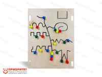 Тактильно-развивающая панель-лабиринт «Интересные маршруты»