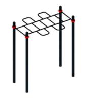 Воркаут Рукоход Змейка двойная (108) ОВ 02-055