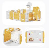 Манеж UNIX Kids SUPREME Music 200x200 Yellow