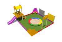 Песочный дворик Солнышко Н-750 ИО 03120