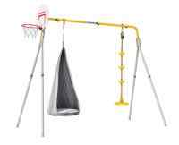 Дачный комплекс "Romana Каркас для качелей-PRO" комплект №5.1 (серый/жёлтый)