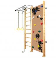 Шведская стенка Kampfer Jungle Wall Girl (№0 без покрытия Стандарт белый антик турник)