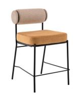 Стул полубарный Ponpoun бежевый терракотовый