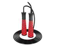 Спортивная скакалка DFC с подшипниками / 300 см / красная