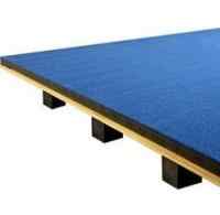 Помост для художественной гимнастики с амортизаторами из ППЭ.