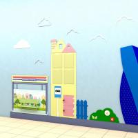 Декоративно-развивающая панель Остановка