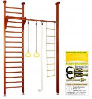 Шведская стенка Kampfer Line (№4 Вишневый Высота 3 м)