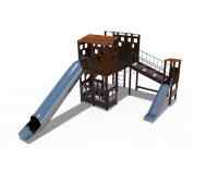 Игровой комплекс серии Миндаль (горка Н-2000)  ДИО 10013