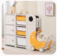 Стеллаж для игрушек UNIX Kids Moon 8 (3 полки + 5 ящиков)