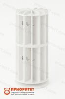 Вешалка для полотенец круглая на 12 ячеек (50х50х115) из серии Медовая