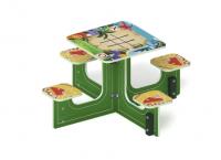 Столик детский квадратный (Крестики-нолики) - МФ 31.01.04-01