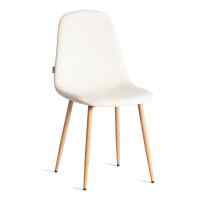 Стул BREEZE (mod. JSC-58) Велюр/металл , 44 х 53 х 86 см, Light beige (светло-бежевый) HLR1 / натуральный