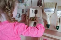 Тактильно-разивающая панель "Замочки"