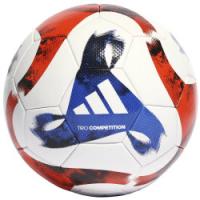 Мяч футбольный ADIDAS Tiro Competition HT2426, р.5, FIFA Pro, 32 пан., ПУ, термосшивка, бело-синий