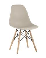 Стул Eames Style DSW бежевый (разборный каркас)