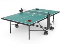 Всепогодный теннисный стол UNIX Line Compact Outdoor 6mm ACP (Green)