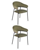 Стул обеденный Leya зеленый 2 шт.