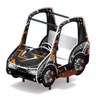 Машинка (черная) - Беседка машинка средняя - МФ 10.03.01-05.И1