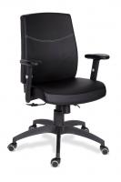 Кресло для персонала МГ-19 RSJ ПАУК - экокожа черная