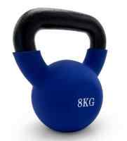 Гиря UNIX Fit виниловая 8 кг Blue