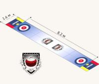 Напольный керлинг- дорожка 10 м