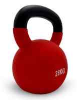 Гиря UNIX Fit виниловая 28 кг Red