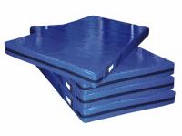 Мат в чехле из тентовой ткани, размер 1х2 метра, толщина 10 см