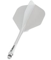 Литые оперения с хвостовиками Winmau Fusion Medium White (белые)