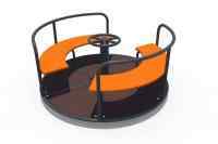 Карусель с рулем Сафари (с двойным сиденьем) ИО 06100.1