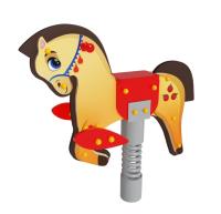 Качалка на пружине Конёк ИО 04-243