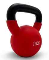 Гиря UNIX Fit виниловая 12 кг Red