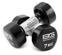 Гантели для аэробики виниловые BRONZE GYM,7 кг., пара