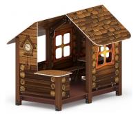 Домик с часами (Коричневый) - МФ 10.01.09-02