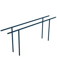 Брусья Воркаут Kampfer Classic Bars Workout 3-8 (Черно-желтый)