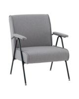 Кресло Эндино рогожка серый