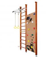 Шведская стенка Kampfer Jungle Ceiling Boy (№4 Вишневый Высота 3 м белый антик турник)