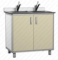 Стол лабораторный с мойкой СЛМ.02.00 Элит (мойка двухчашевая)