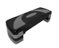 Степ-платформа UNIX Fit для фитнеса 3 уровня, 80 см, серый