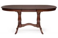 Стол раскладной Eva (EV-T4EX) дерево гевея/мдф, 120+39х80х75см, MAF Brown