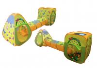 2 игровых домика + туннель + 100 шариков CBH-24