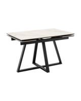 Стол Кассика 120*80 см столешница керамика белый