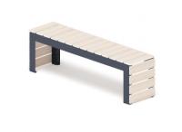 Скамья - МФ 42.02.03-11 (Беленый дуб) Г:380 (под анкера)