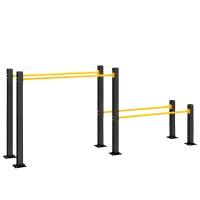 Брусья Воркаут Kampfer Two-level Bars Workout 3-7 (Черно-желтый)