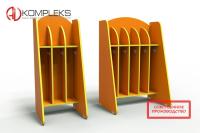 Шкаф для полотенец напольный секционный «AVKompleks Волна»