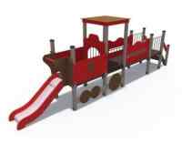 Горка (в виде игровой формы Паровозик) ИО 73004