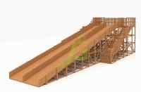 Зимняя горка IgraGrad Snow Fox, скат 18 м мод.1 