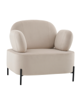 Кресло Кэнди велюр бежевый