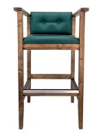 Кресло бильярдное (мягкое сиденье + мягкая спинка, цвет коричневый)